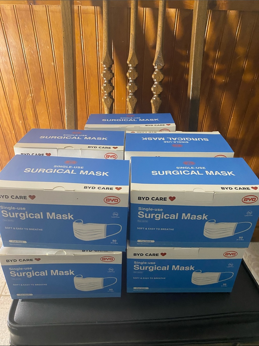BYD Care Surgical Mask Boxes - Blue & White - Picture 2 of 5